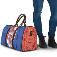 Paraguay Football Travel Bag Trophy Grunge Stripes