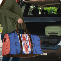 Paraguay Football Travel Bag Trophy Grunge Stripes