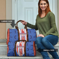 Paraguay Football Travel Bag Trophy Grunge Stripes