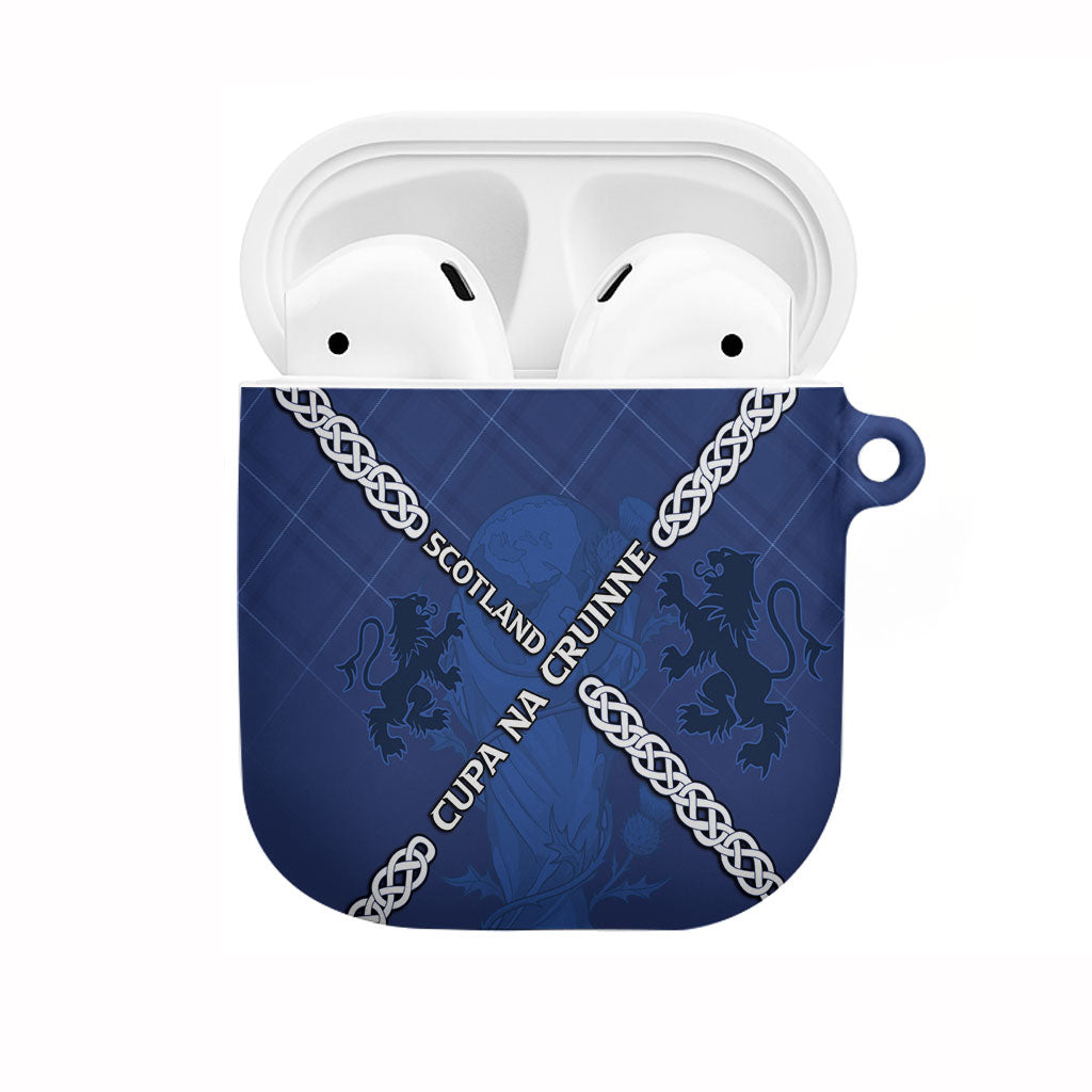 Scotland Football AirPods Case Saltire Celtic Knot Lion Rampant