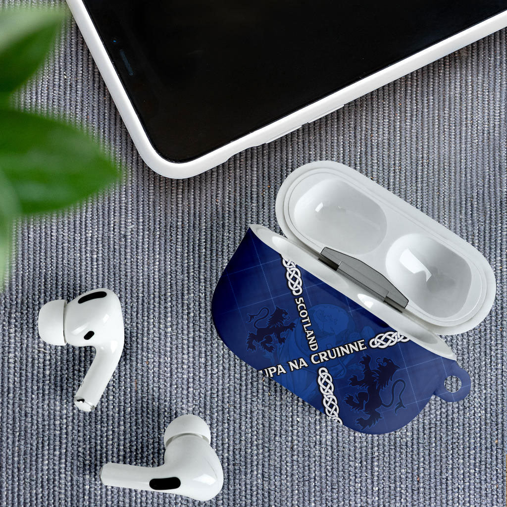 Scotland Football AirPods Case Saltire Celtic Knot Lion Rampant