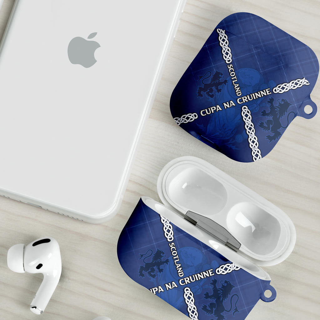 Scotland Football AirPods Case Saltire Celtic Knot Lion Rampant