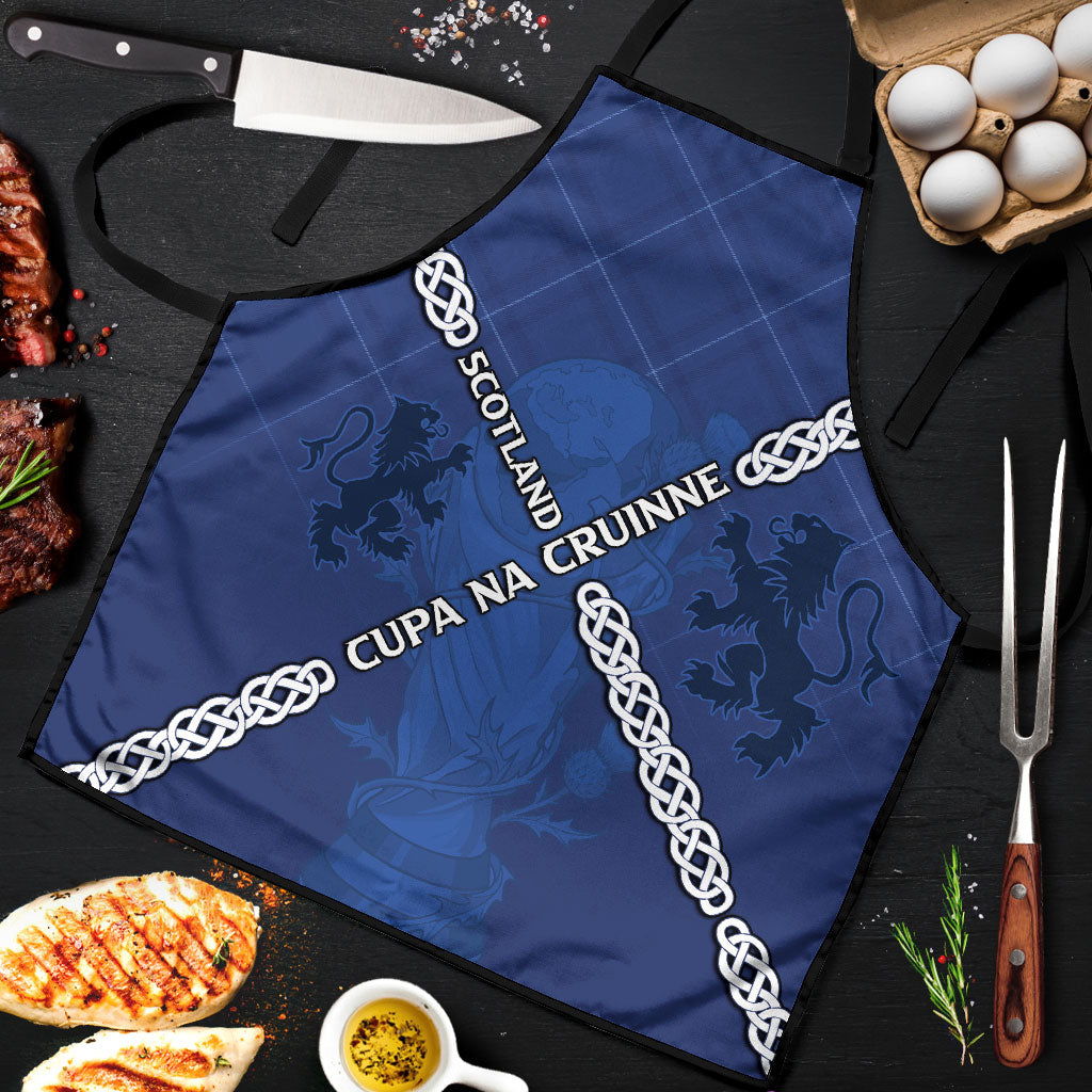 Scotland Football Apron Saltire Celtic Knot Lion Rampant