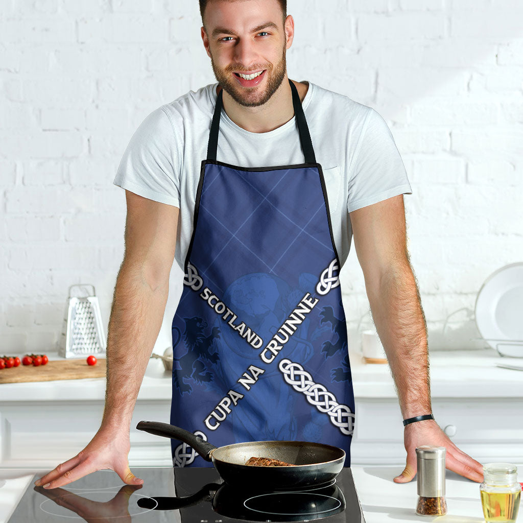 Scotland Football Apron Saltire Celtic Knot Lion Rampant