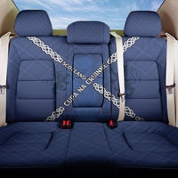 Scotland Football Back Car Seat Cover Saltire Celtic Knot Lion Rampant