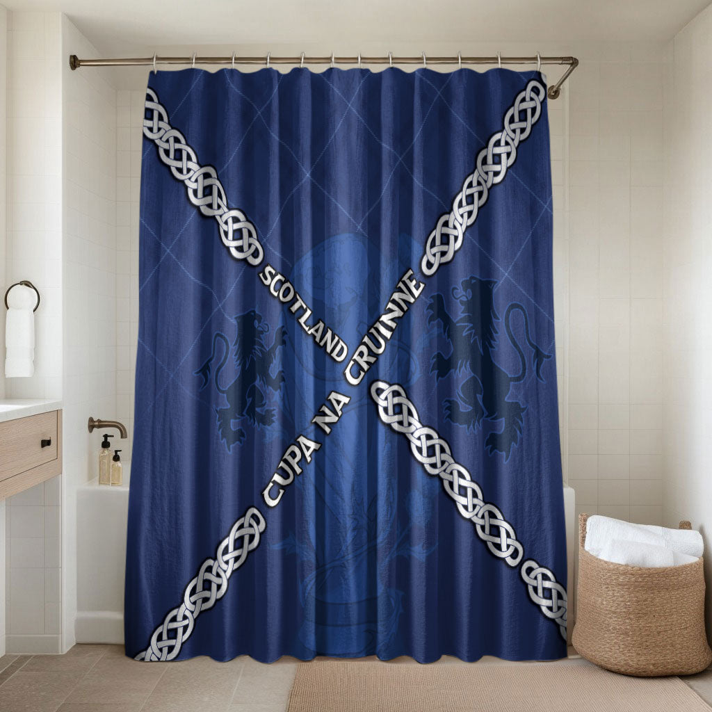 Scotland Football Bathroom Set Saltire Celtic Knot Lion Rampant
