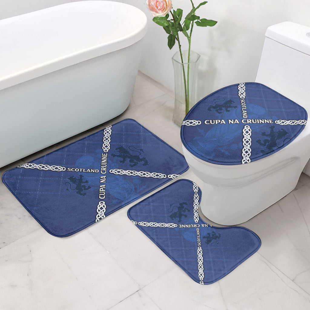 Scotland Football Bathroom Set Saltire Celtic Knot Lion Rampant