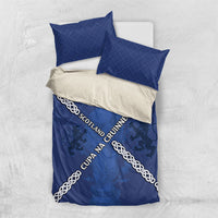 Scotland Football Bedding Set Saltire Celtic Knot Lion Rampant