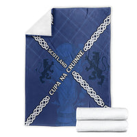 Scotland Football Blanket Saltire Celtic Knot Lion Rampant