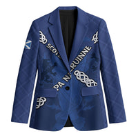 Custom Scotland Football Blazer Saltire Celtic Knot Lion Rampant