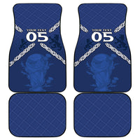 Custom Scotland Football Car Mats Saltire Celtic Knot Lion Rampant