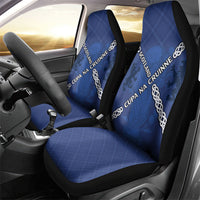 Scotland Football Car Seat Cover Saltire Celtic Knot Lion Rampant