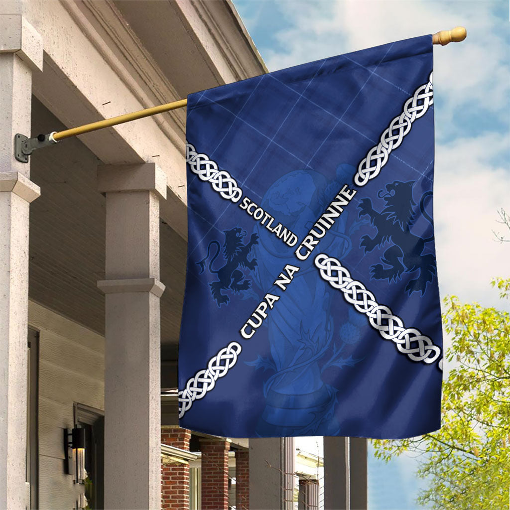 Scotland Football Garden Flag Saltire Celtic Knot Lion Rampant