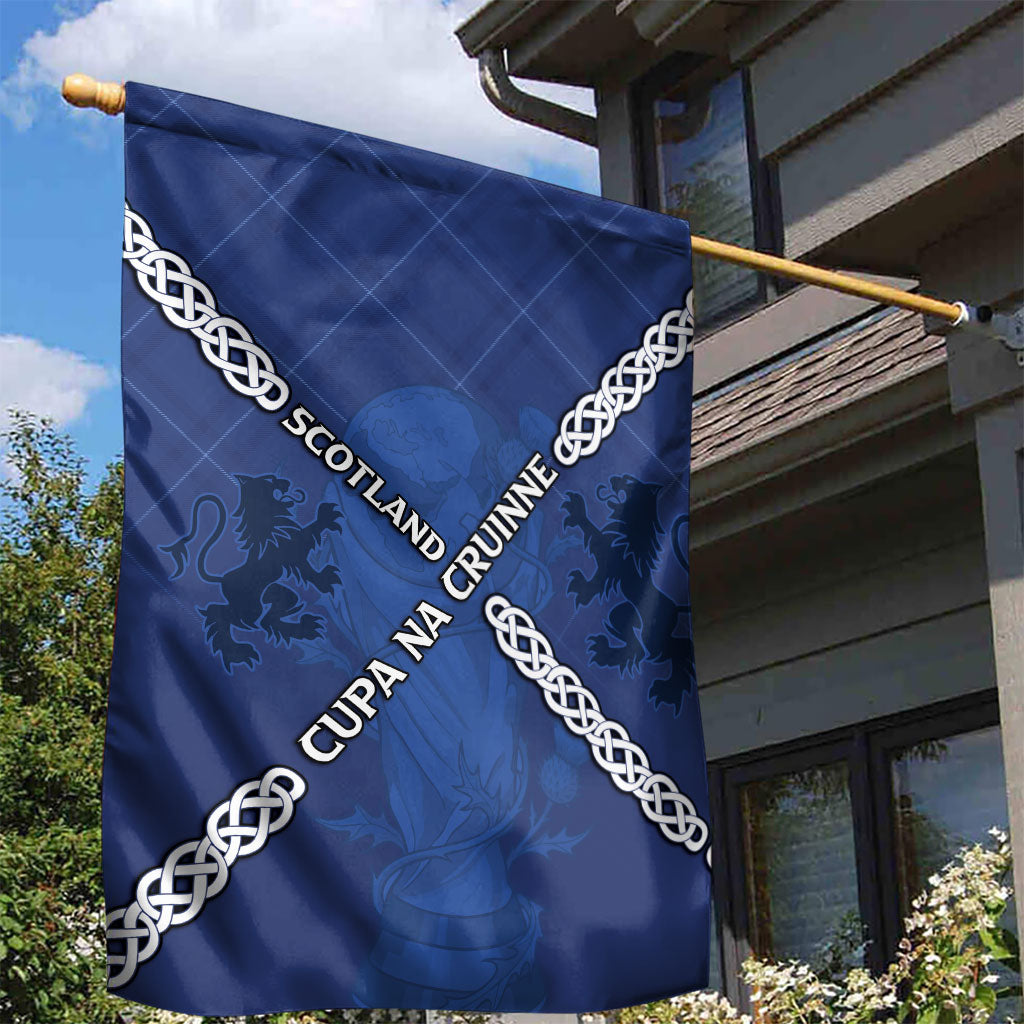 Scotland Football Garden Flag Saltire Celtic Knot Lion Rampant