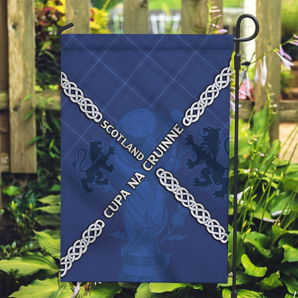 Scotland Football Garden Flag Saltire Celtic Knot Lion Rampant