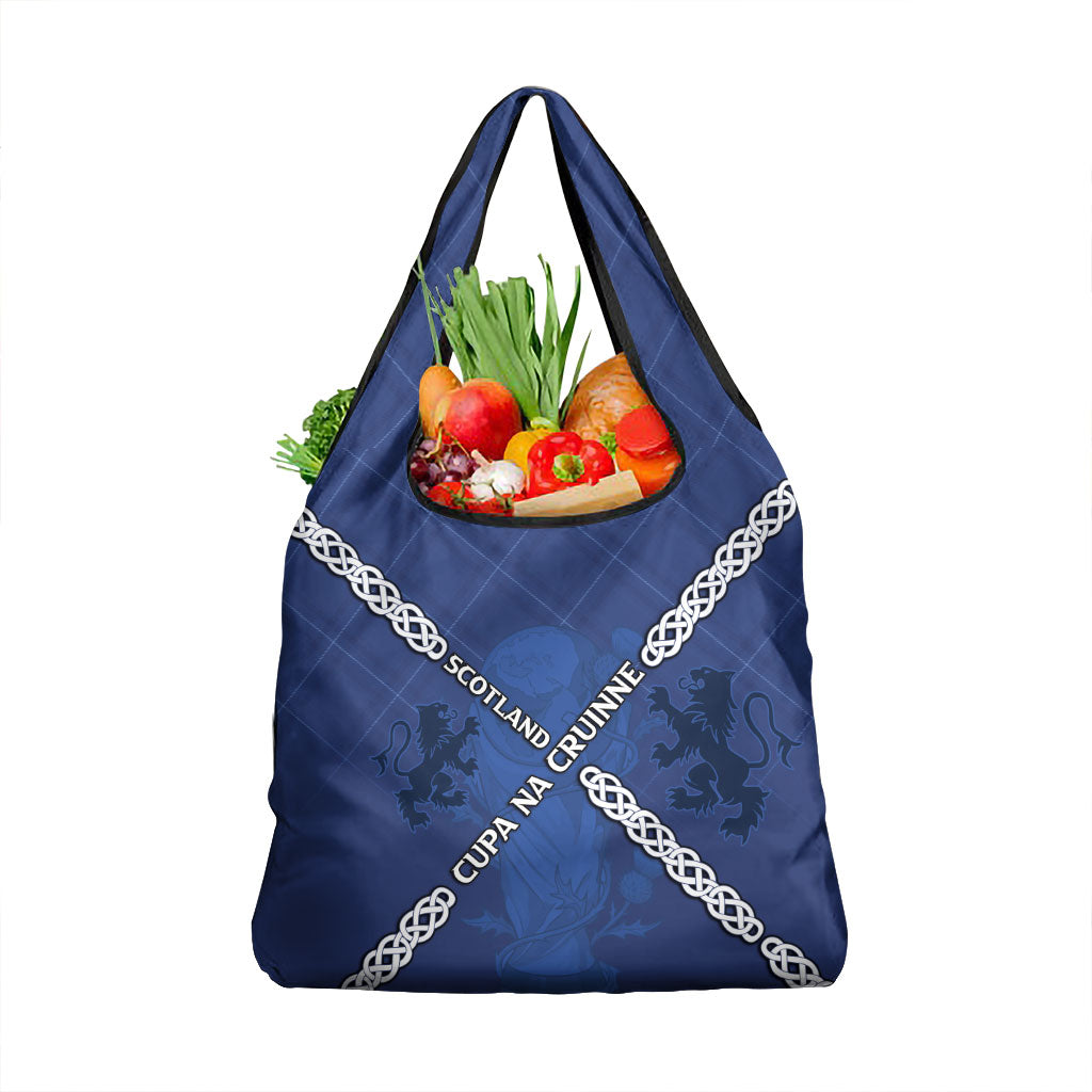 Scotland Football Grocery Bag Saltire Celtic Knot Lion Rampant