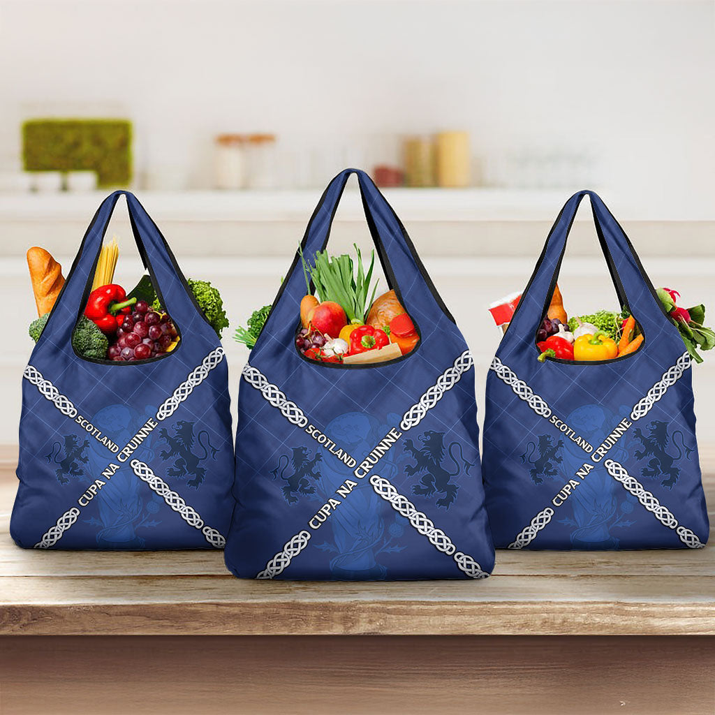 Scotland Football Grocery Bag Saltire Celtic Knot Lion Rampant