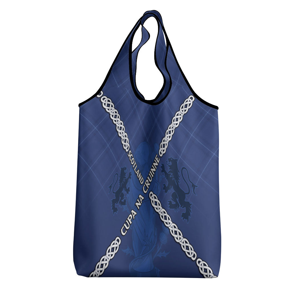 Scotland Football Grocery Bag Saltire Celtic Knot Lion Rampant