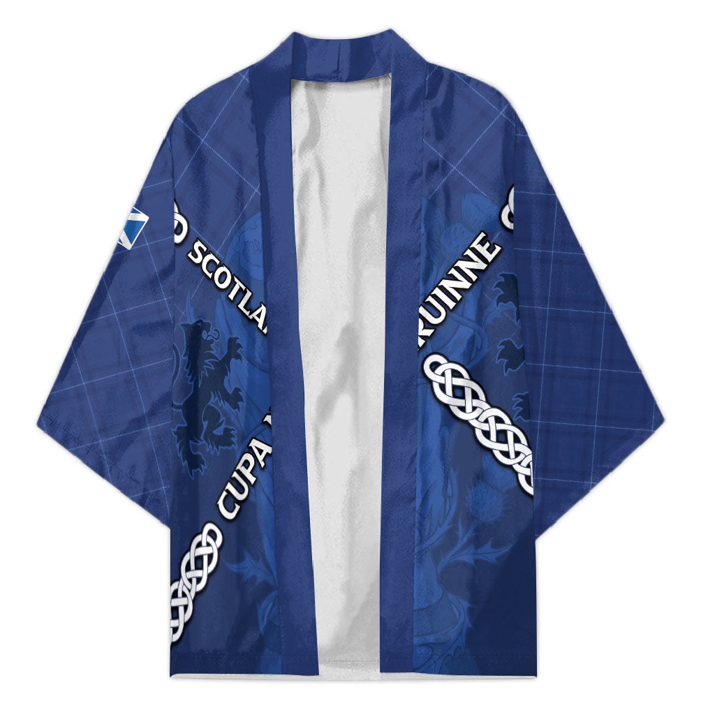 Custom Scotland Football Kimono Saltire Celtic Knot Lion Rampant