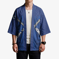 Custom Scotland Football Kimono Saltire Celtic Knot Lion Rampant