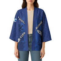 Custom Scotland Football Kimono Saltire Celtic Knot Lion Rampant