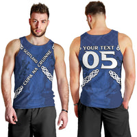 Custom Scotland Football Men Tank Top Saltire Celtic Knot Lion Rampant