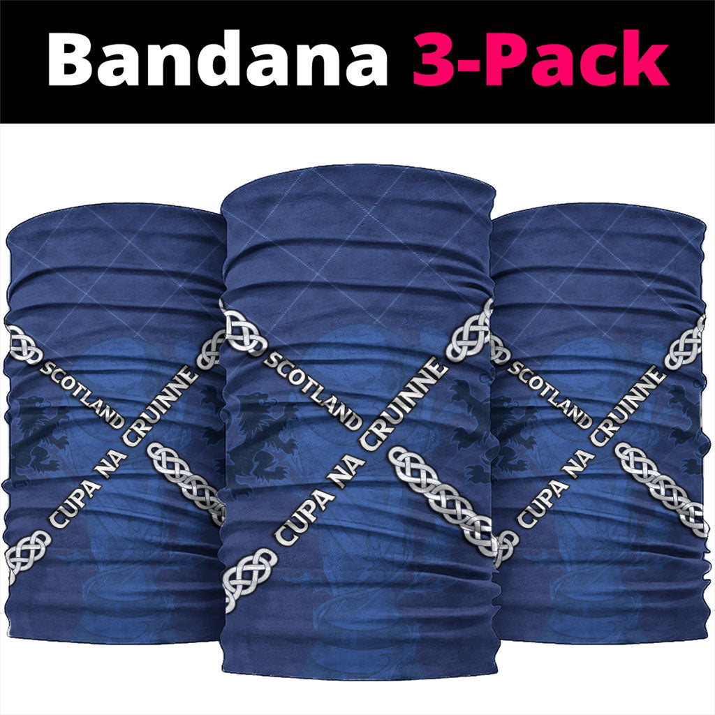 Scotland Football Neck Gaiter Saltire Celtic Knot Lion Rampant