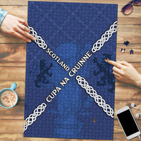 Scotland Football Puzzle Saltire Celtic Knot Lion Rampant