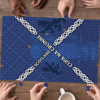 Scotland Football Puzzle Saltire Celtic Knot Lion Rampant