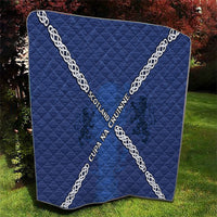 Scotland Football Quilt Saltire Celtic Knot Lion Rampant