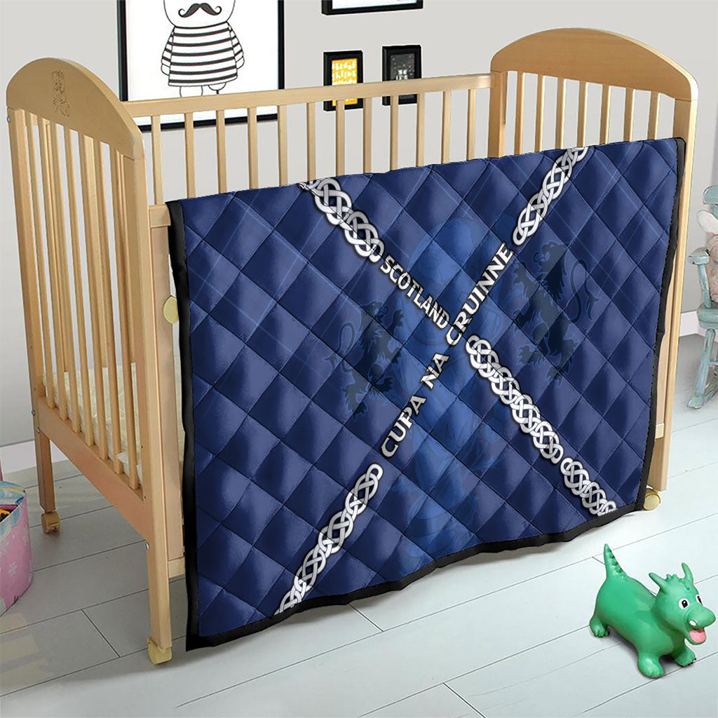 Scotland Football Quilt Saltire Celtic Knot Lion Rampant