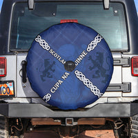 Scotland Football Spare Tire Cover Saltire Celtic Knot Lion Rampant