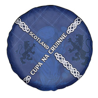 Scotland Football Spare Tire Cover Saltire Celtic Knot Lion Rampant