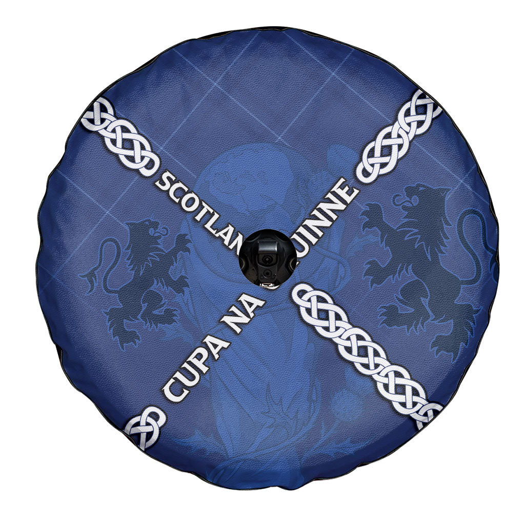 Scotland Football Spare Tire Cover Saltire Celtic Knot Lion Rampant