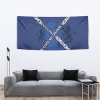 Scotland Football Tapestry Saltire Celtic Knot Lion Rampant