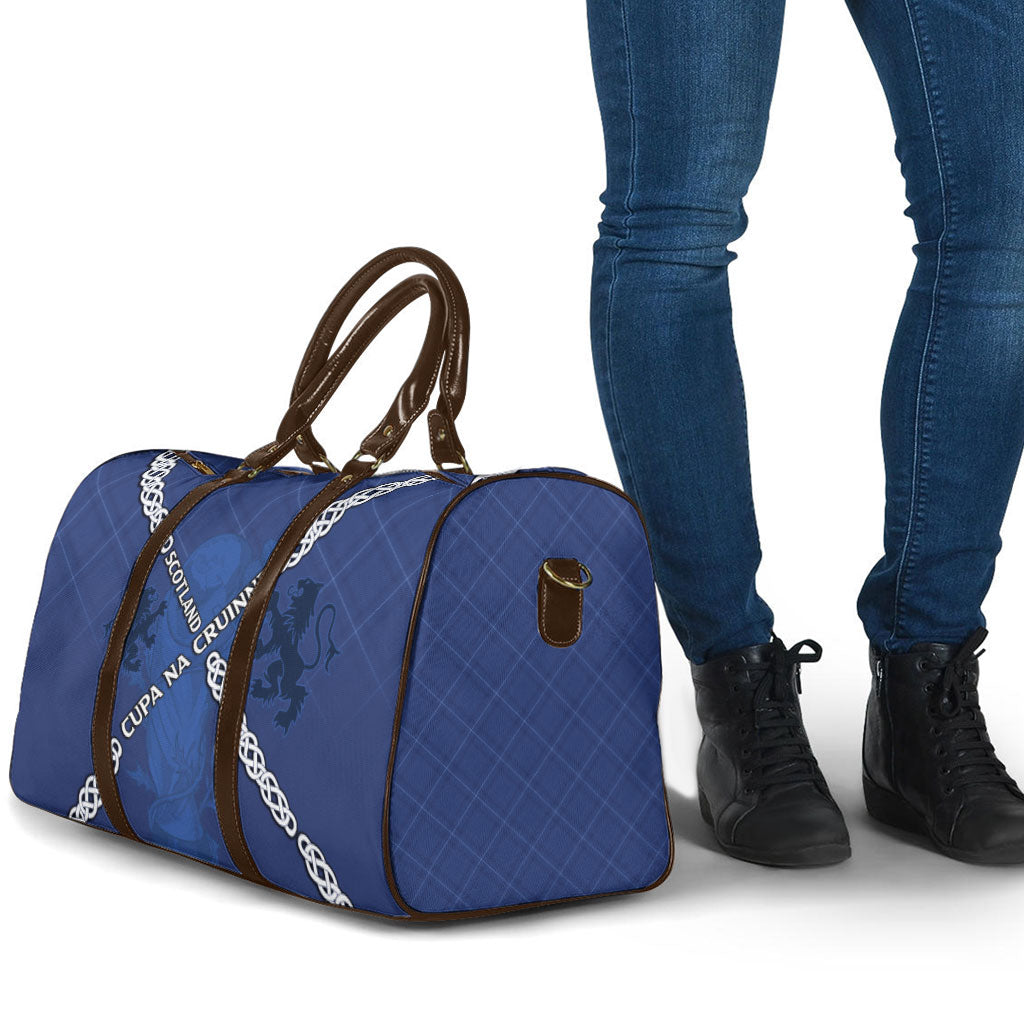 Scotland Football Travel Bag Saltire Celtic Knot Lion Rampant