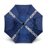 Scotland Football Umbrella Saltire Celtic Knot Lion Rampant