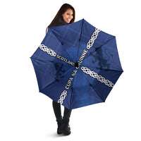 Scotland Football Umbrella Saltire Celtic Knot Lion Rampant