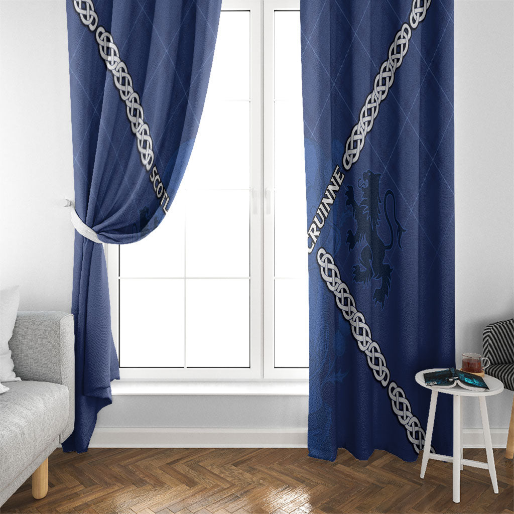 Scotland Football Window Curtain Saltire Celtic Knot Lion Rampant