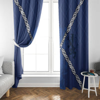 Scotland Football Window Curtain Saltire Celtic Knot Lion Rampant