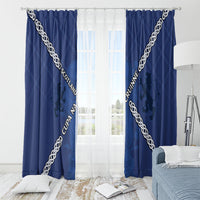 Scotland Football Window Curtain Saltire Celtic Knot Lion Rampant