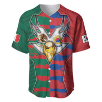 Custom Mexico And Korean Football Baseball Jersey Split Flag Golden Trophy Grunge