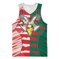 Custom USA And Mexico Football Basketball Jersey Split Flag Golden Trophy Grunge