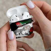 Afghanistan AirPods Case Snow Leopard With Flag Ripped Style