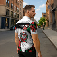 Personalized Afghanistan Zipper Polo Shirt Snow Leopard With Flag Ripped Style