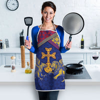 Armenia Apron Golden Eagle And Lion Khachkar