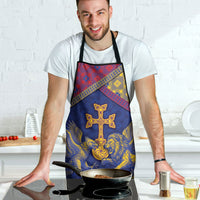 Armenia Apron Golden Eagle And Lion Khachkar