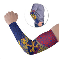 Armenia Arm Sleeves Golden Eagle And Lion Khachkar