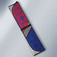 Armenia Auto Sun Shade Golden Eagle And Lion Khachkar
