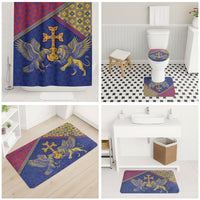 Armenia Bathroom Set Golden Eagle And Lion Khachkar